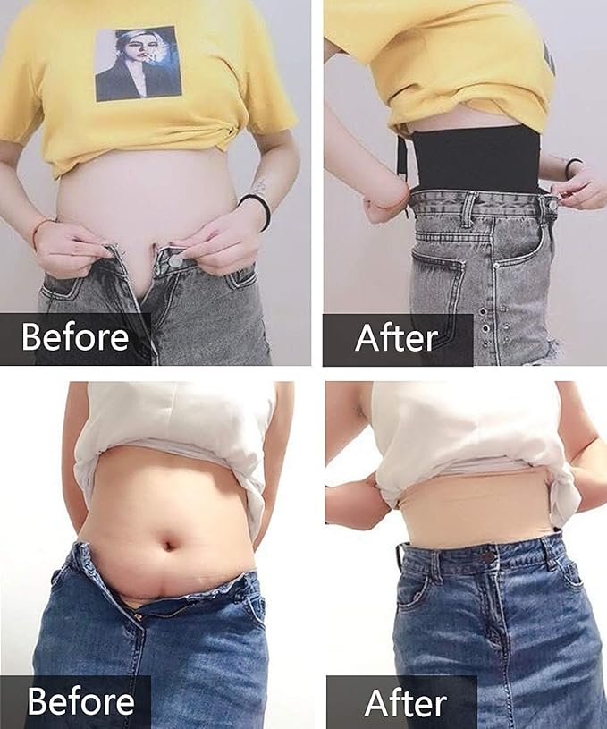 4-in-1 Shaper - Quick Slim Shape Wear Tummy, Back, Thighs, Hips - Black/Efffective Seamless Tummy Tucker